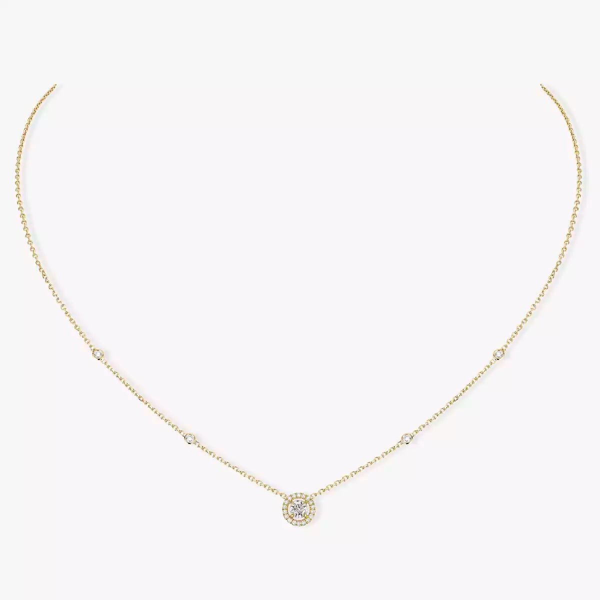 [⭐Shinejoy]ダイヤモンドネックレス 0.20ct ブリリアントシェイプ Joy