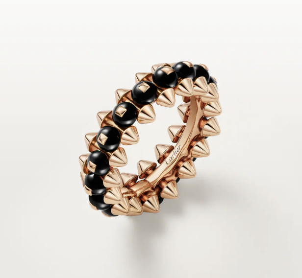 [⭐Shinejoy]CLASH ELEGANT ROSE GOLD RING FEATURING NATURAL AGATE