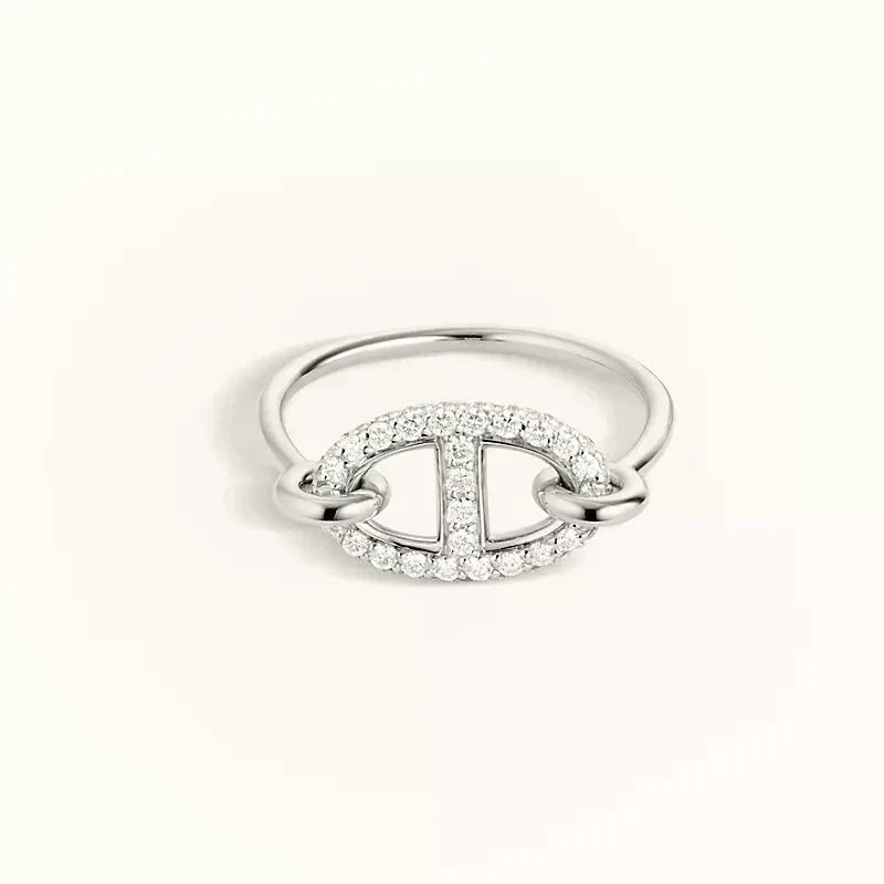 [⭐Shinejoy]RONDE スモール シルバー ダイヤモンドリング