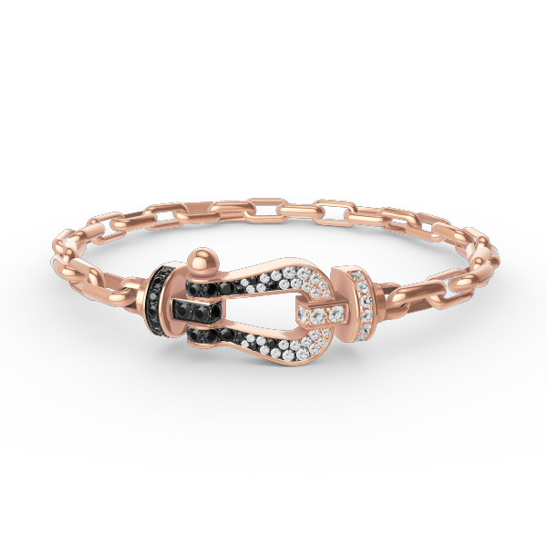 [⭐Shinejoy]FORCE LARGE HORSESHOE CLASP  METAL BRACELET
