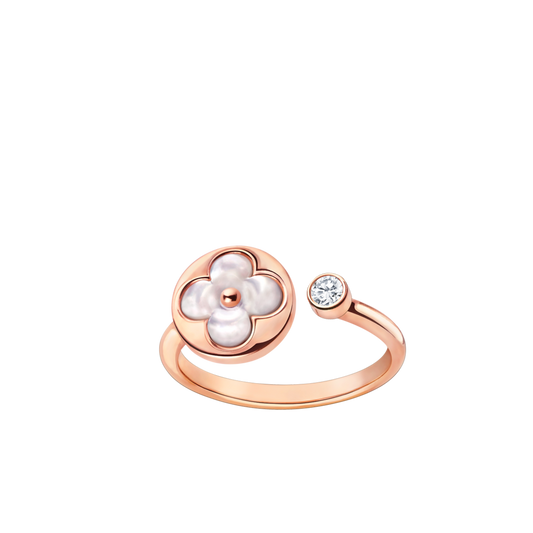 [⭐Shinejoy]SUN 1 DIAMOND PINK MOP RING