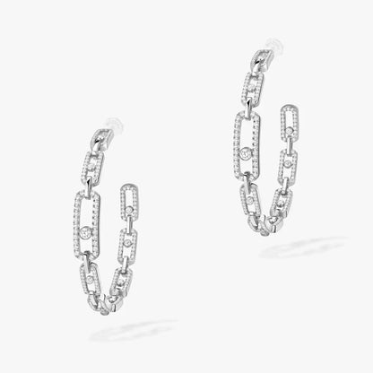 {
  "⭐Shinejoy": "⭐シャインジョイ",
  "Move Link Diamond Hoop Earrings": "ムーブリンク ダイヤモンド フープピアス"
}