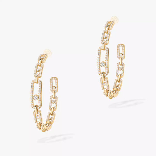 {
  "⭐Shinejoy": "⭐シャインジョイ",
  "Move Link Diamond Hoop Earrings": "ムーブリンク ダイヤモンド フープピアス"
}