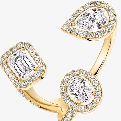 [[⭐Shinejoy] ダイヤモンドリング 0.25ct My Twin Trilogy