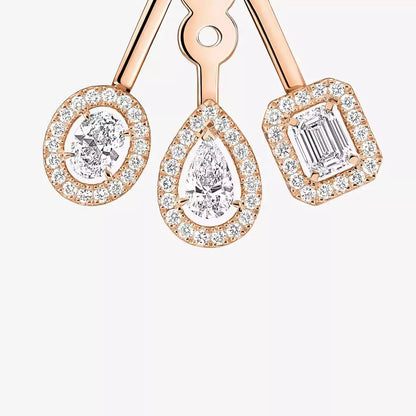 [⭐Shinejoy] マイ・ツイントリオ ダイヤモンドピアス
