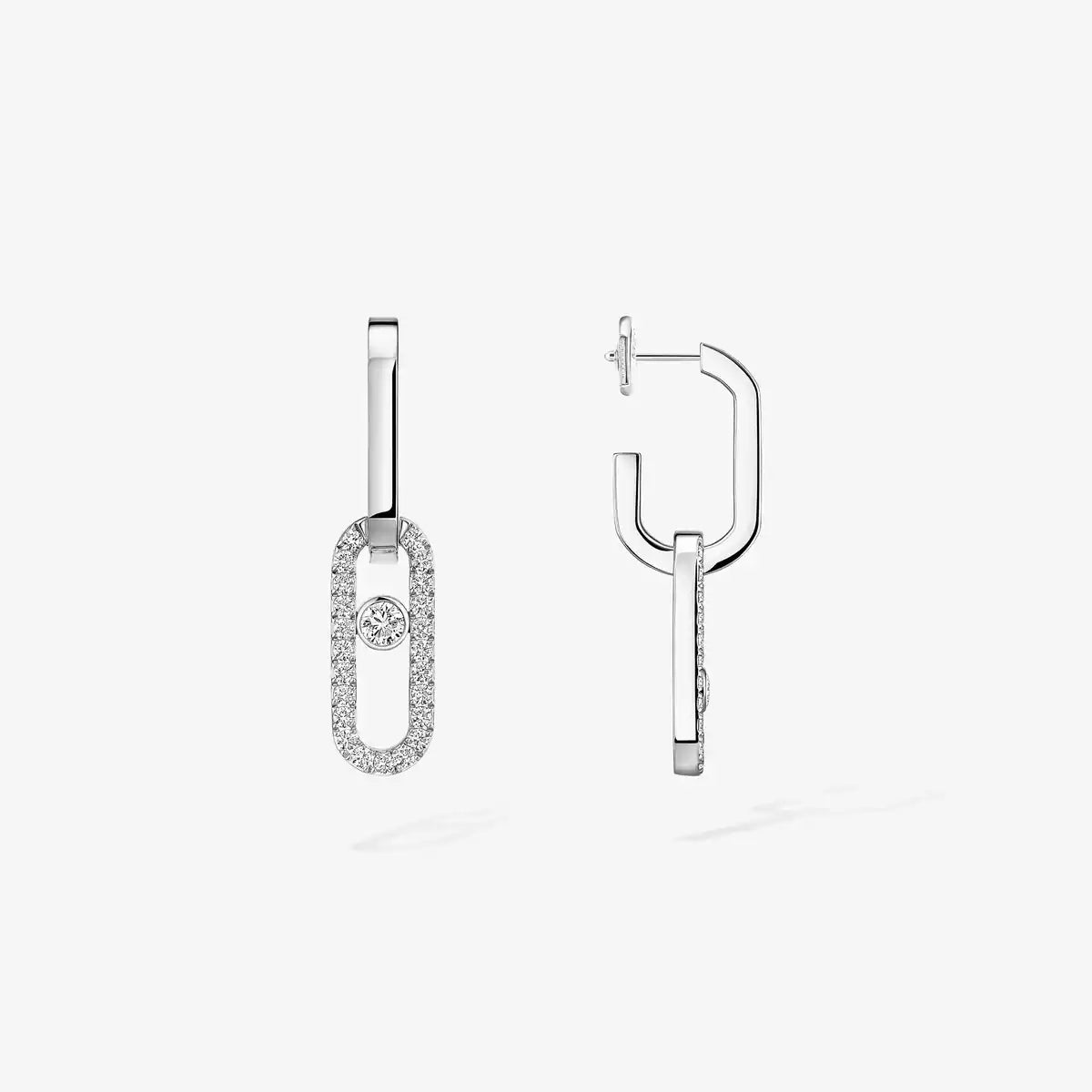 [⭐Shinejoy]Move Link Diamond Earrings