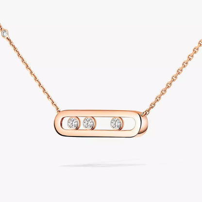 [⭐Shinejoy] Baby Move Gold Diamond Necklace