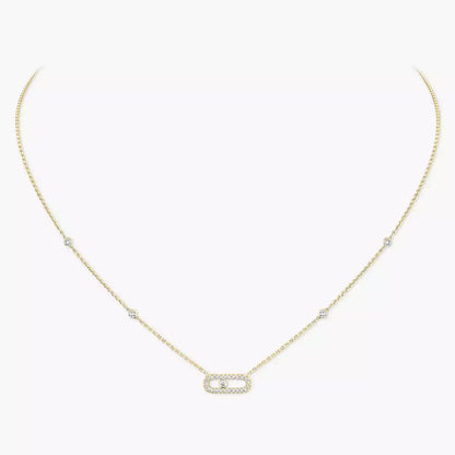 [⭐Shinejoy]Diamond Necklace Move Uno