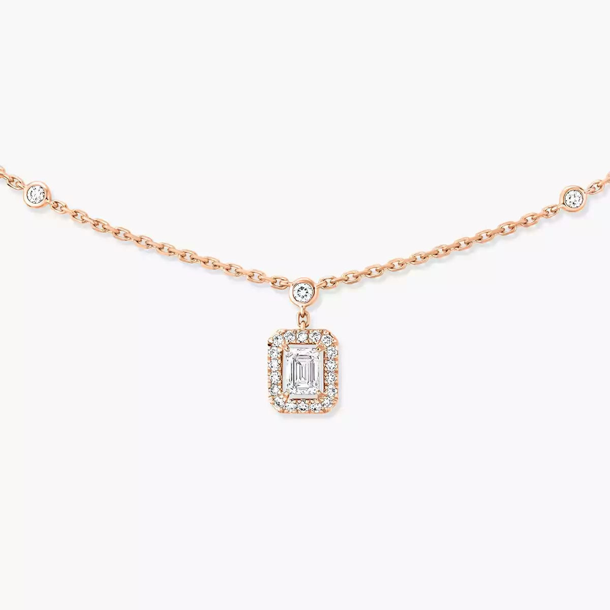 [⭐Shinejoy]My Twin Diamond Necklace in Silver