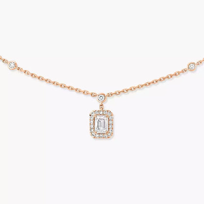 [⭐Shinejoy]My Twin Diamond Necklace in Silver