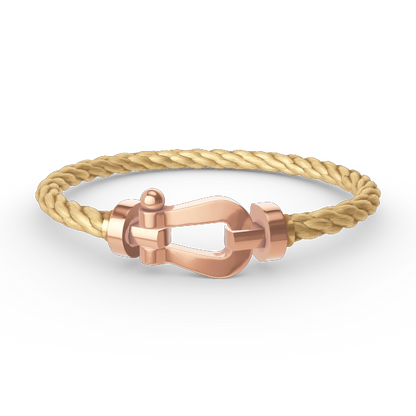 [⭐Shinejoy]FORCE LARGE HORSESHOE NO DIAMOND BRACELET ROSE GOLD
