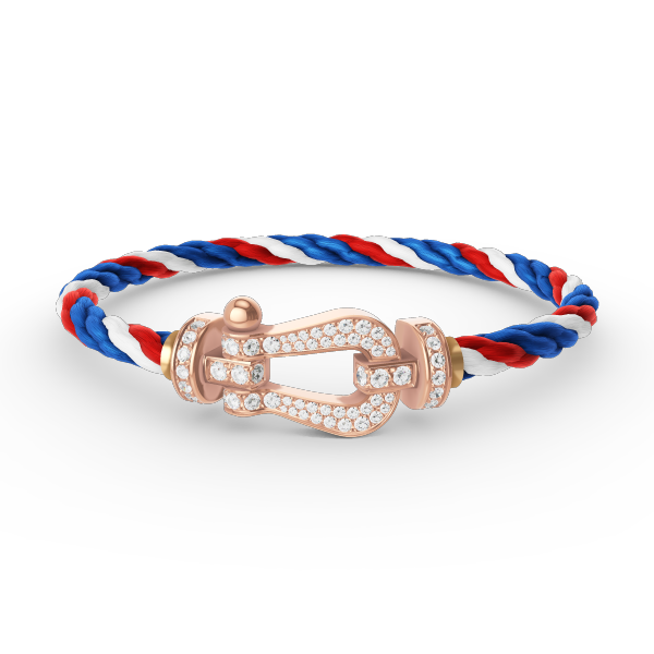 [⭐Shinejoy]FORCE LARGE HORSESHOE FULL DIAMOND BRACELET ROSE GOLD