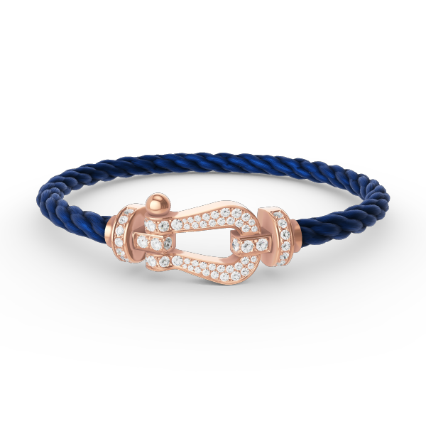 [⭐Shinejoy]FORCE LARGE HORSESHOE FULL DIAMOND BRACELET ROSE GOLD