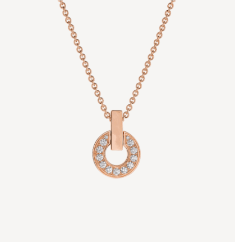 [⭐Shinejoy]GARI HALSKETTE ROSÉGOLD DIAMANT
