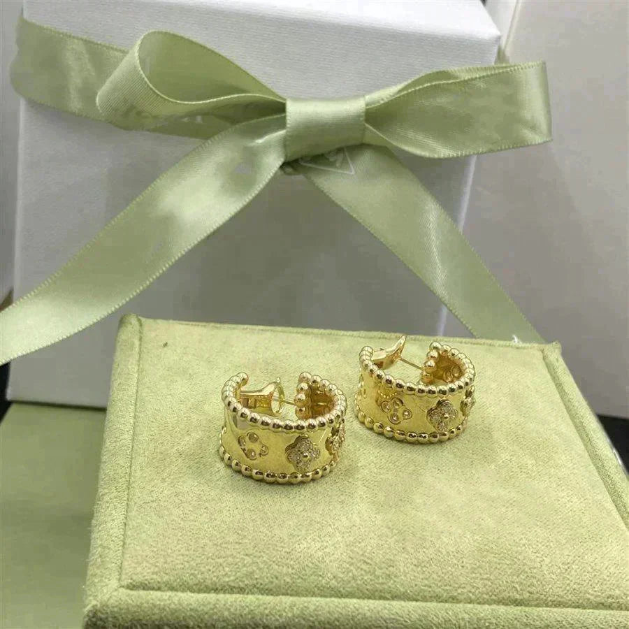 [⭐Shinejoy]PERLEE ダイヤモンドイヤリング
