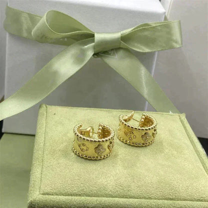 [⭐Shinejoy]PERLEE ダイヤモンドイヤリング