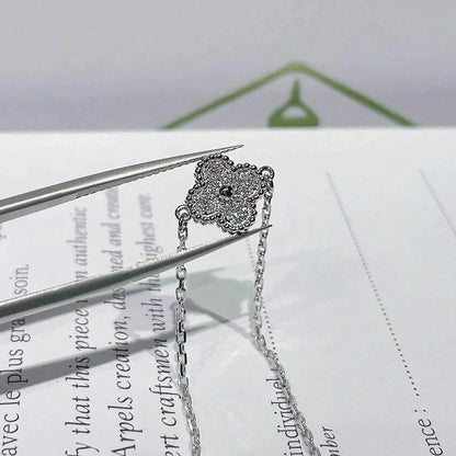 [⭐Shinejoy]CLOVER  SINGLE FLOWER BRACELET SILVER