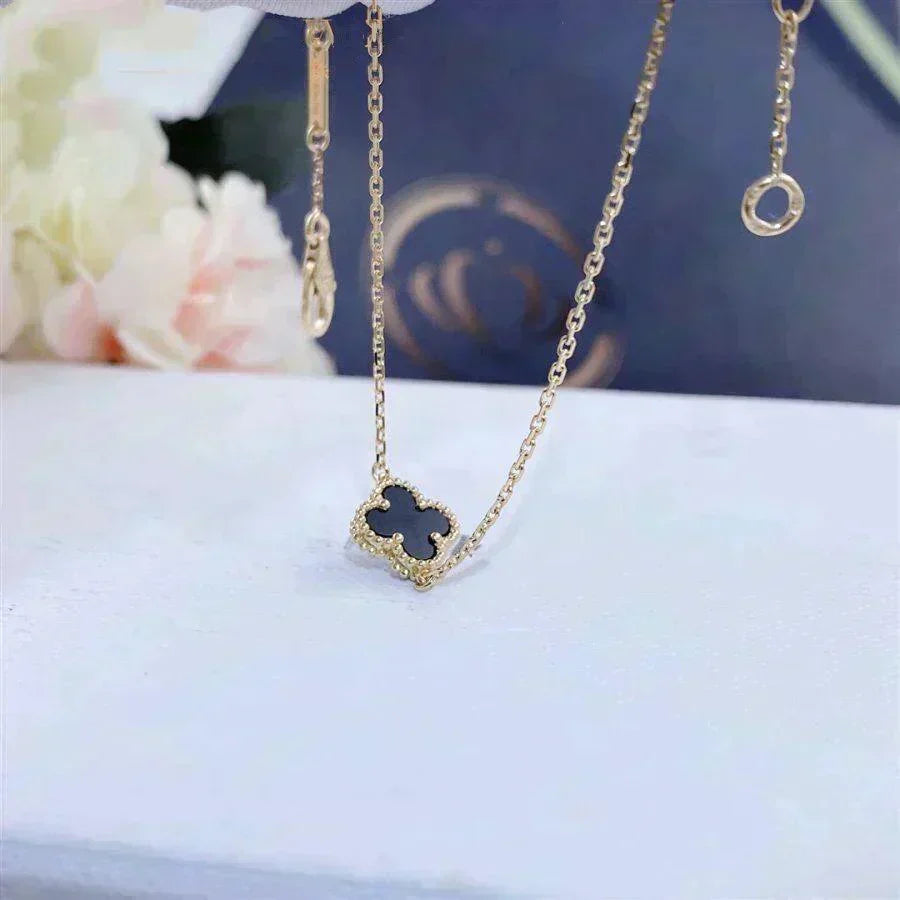 [⭐Shinejoy]クローバーオニキス シングルフラワーブレスレット