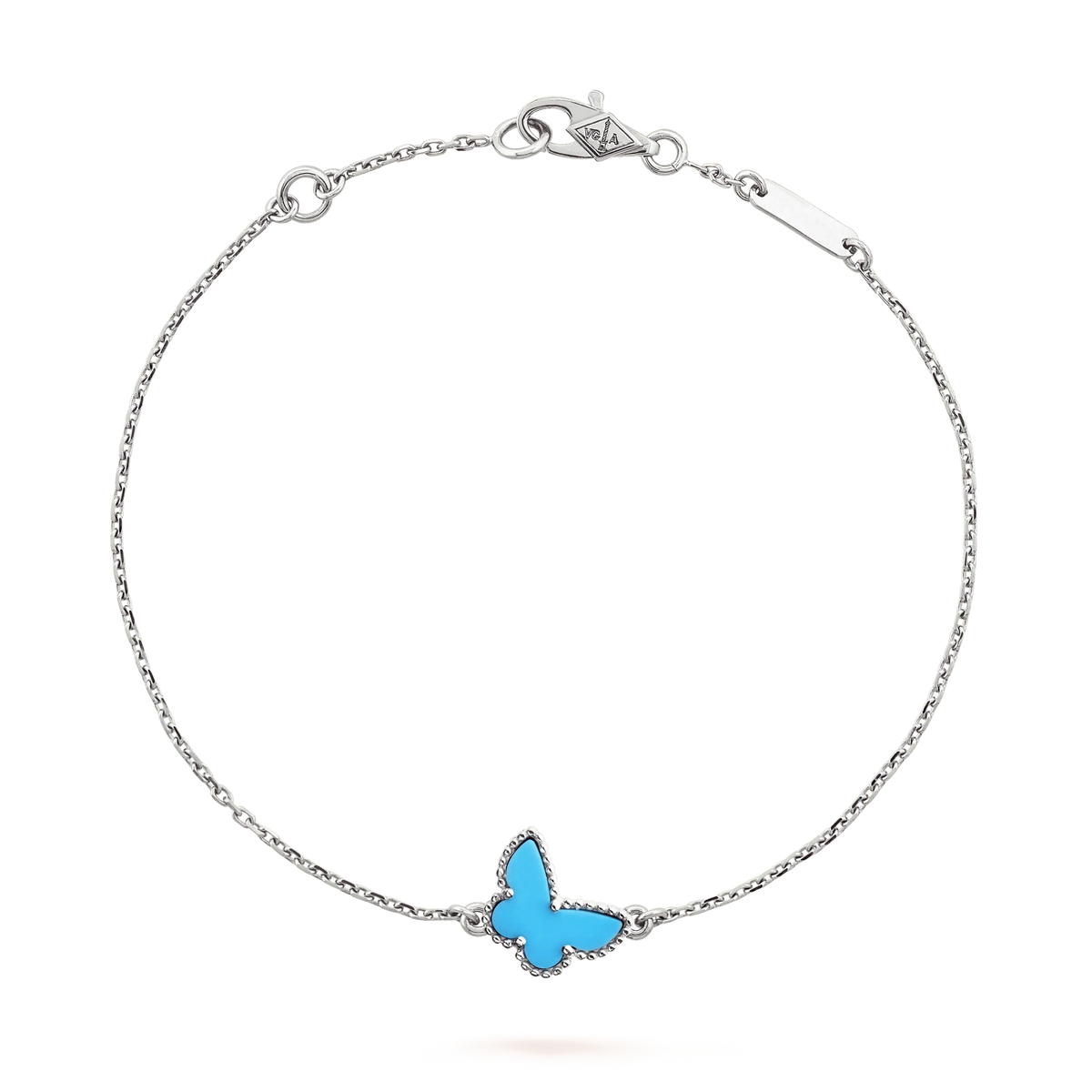 [⭐Shinejoy]BUTTERFLY TURQUOISE BUTTERFLY BRACELET SILVER