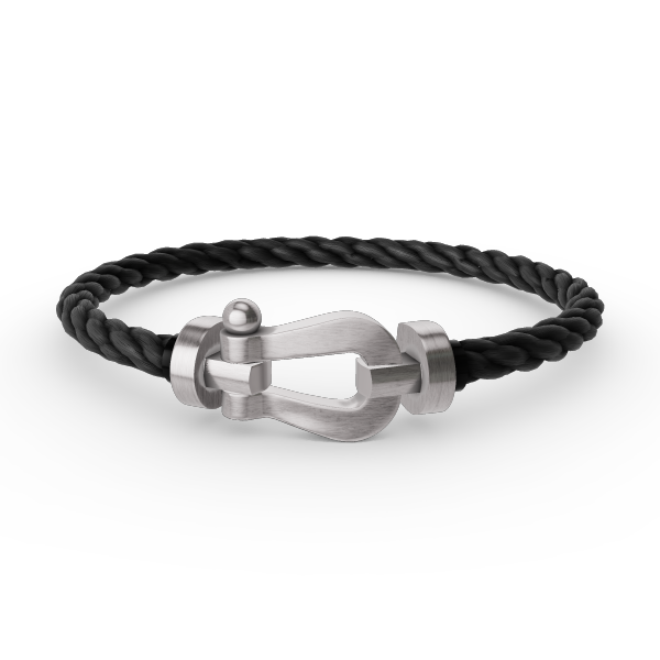 [⭐Shinejoy]FORCE LARGE HORSESHOE NO DIAMOND BRACELET SILVER