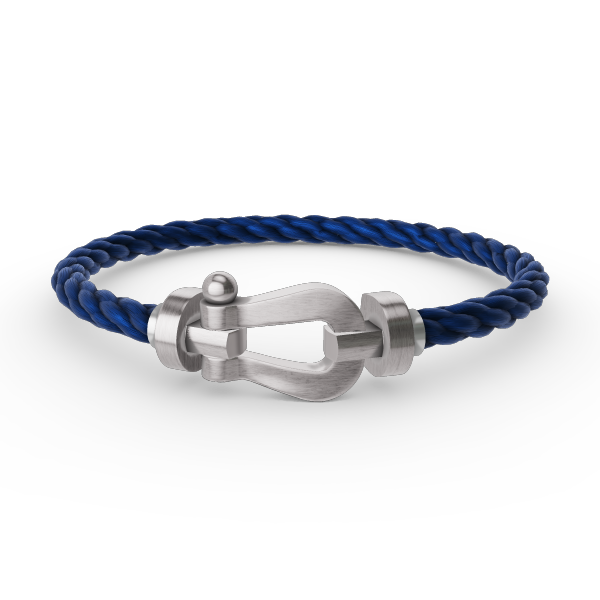 [⭐Shinejoy]FORCE LARGE HORSESHOE NO DIAMOND BRACELET SILVER