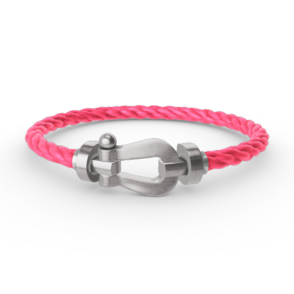 [⭐Shinejoy]FORCE LARGE HORSESHOE NO DIAMOND BRACELET SILVER