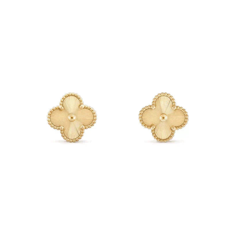 [⭐Shinejoy]CLOVER MEDIUM 1 MOTIFS LASER EARRINGS