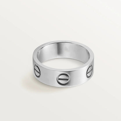 [⭐Shinejoy]LOVEリング 5.5MM ダイヤモンドなし