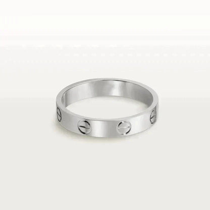 [⭐Shinejoy]LOVE RING 4MM 1P ダイヤ シルバー